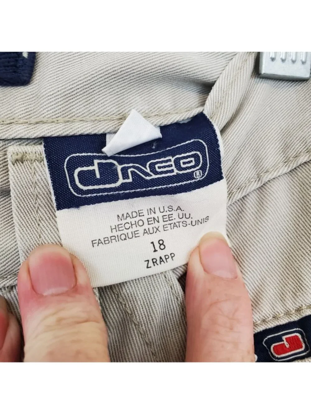 Vintage JNCO Zrapp wide leg children's khaki pants